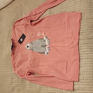 Tommy Hilfiger Pink Logo Sweater Womens M